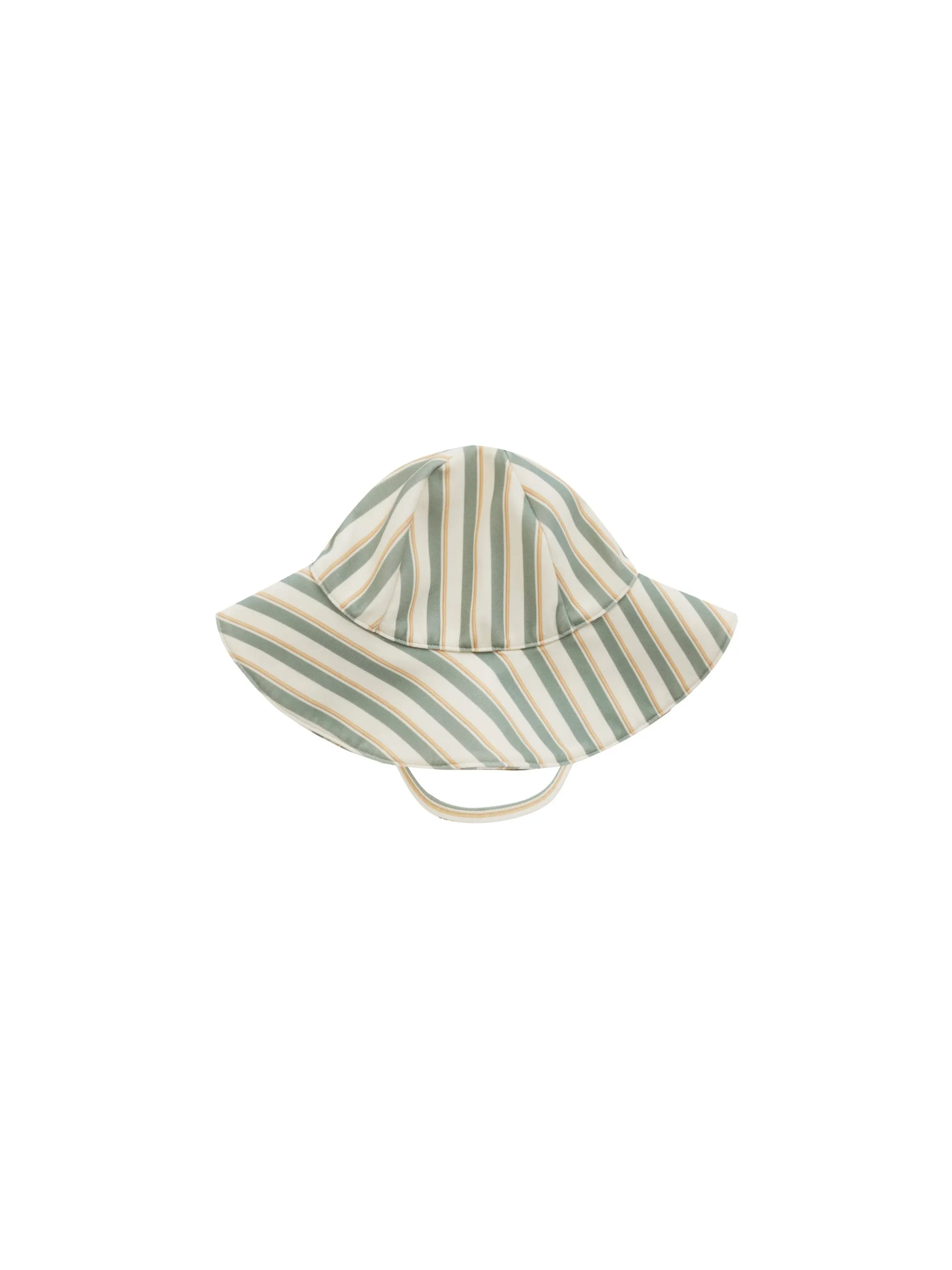 Floppy Swim Hat - Aqua Stripe