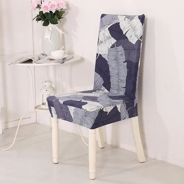 Floral Print Design Stretch Chair Cover For Party Banquet Wedding Restaurant - 24 Designs