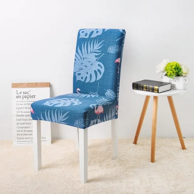 Floral Print Design Stretch Chair Cover For Party Banquet Wedding Restaurant - 24 Designs