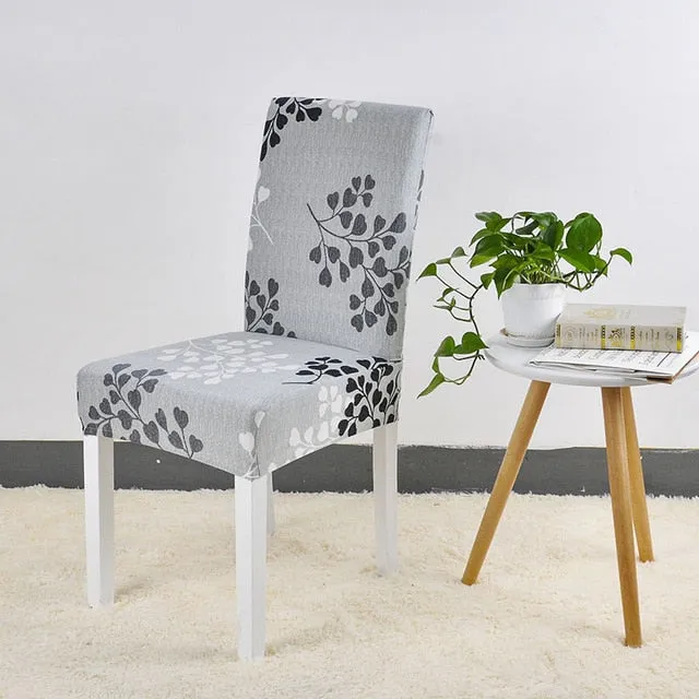 Floral Print Design Stretch Chair Cover For Party Banquet Wedding Restaurant - 24 Designs