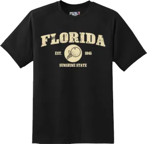 Florida State Vintage Retro Hometown America Gift T Shirt New Graphic Tee
