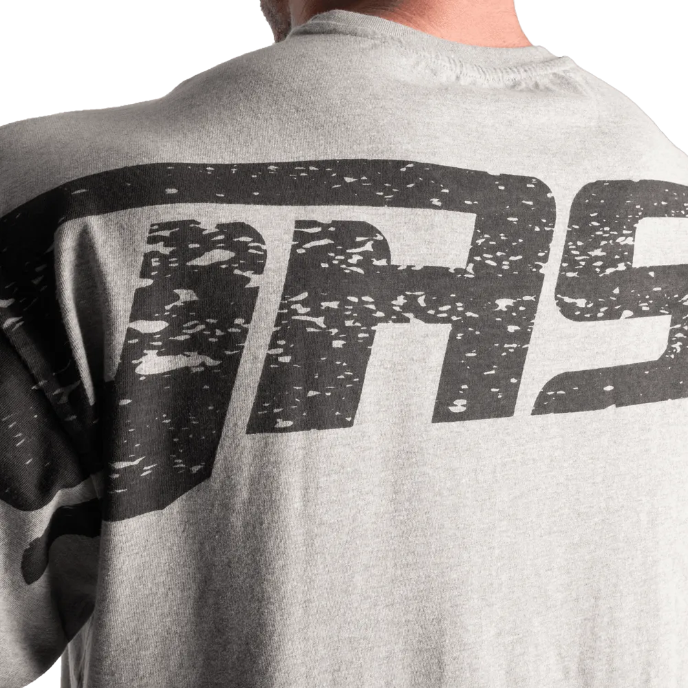 GASP Iron Tee - Greymelange/Black