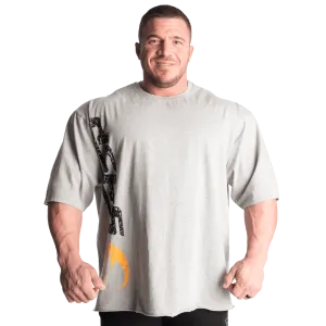 GASP Iron Tee - Greymelange/Black