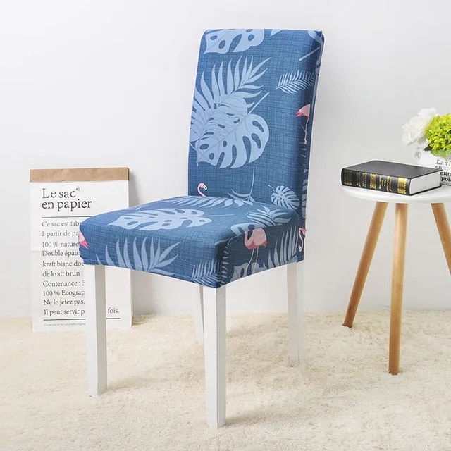 Geometric Colorful Print Chair Cover - 24 Designs