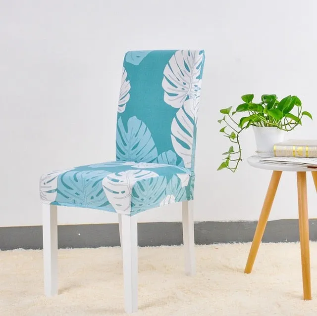 Geometric Colorful Print Chair Cover - 24 Designs