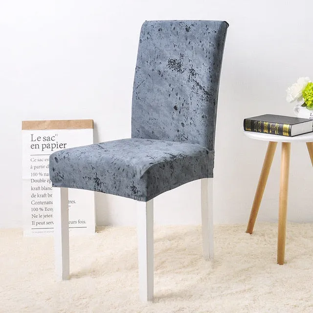 Geometric Colorful Print Chair Cover - 24 Designs
