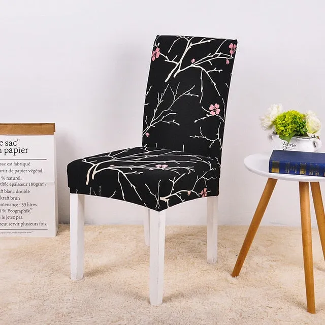 Geometric Colorful Print Chair Cover - 24 Designs