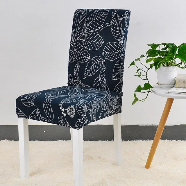 Geometric Colorful Print Chair Cover - 24 Designs