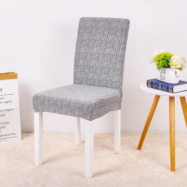 Geometric Colorful Print Chair Cover - 24 Designs
