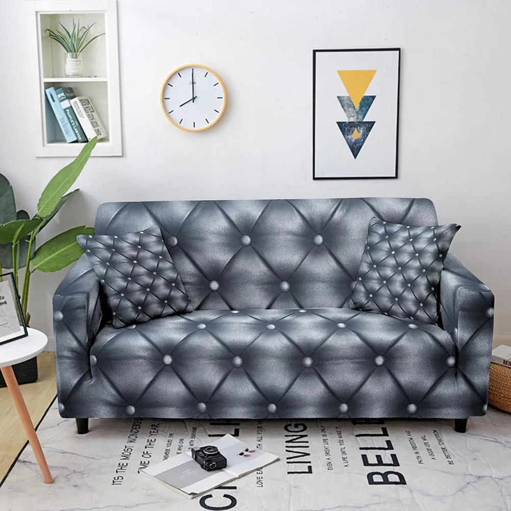 Geometric Elastic Stretch Crystal Print Sofa Cover