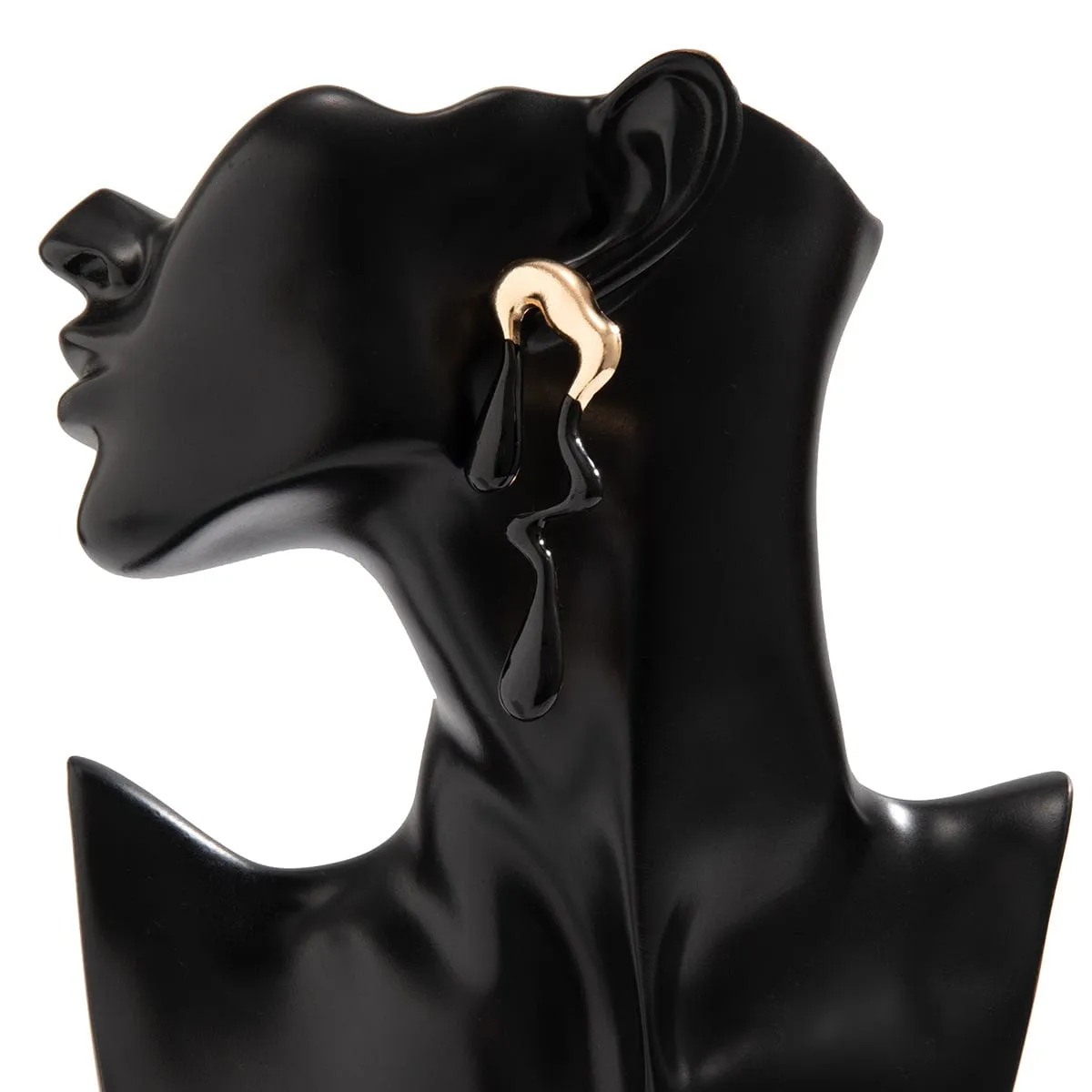 Geometric Irregular Melted Waterdrop Earrings