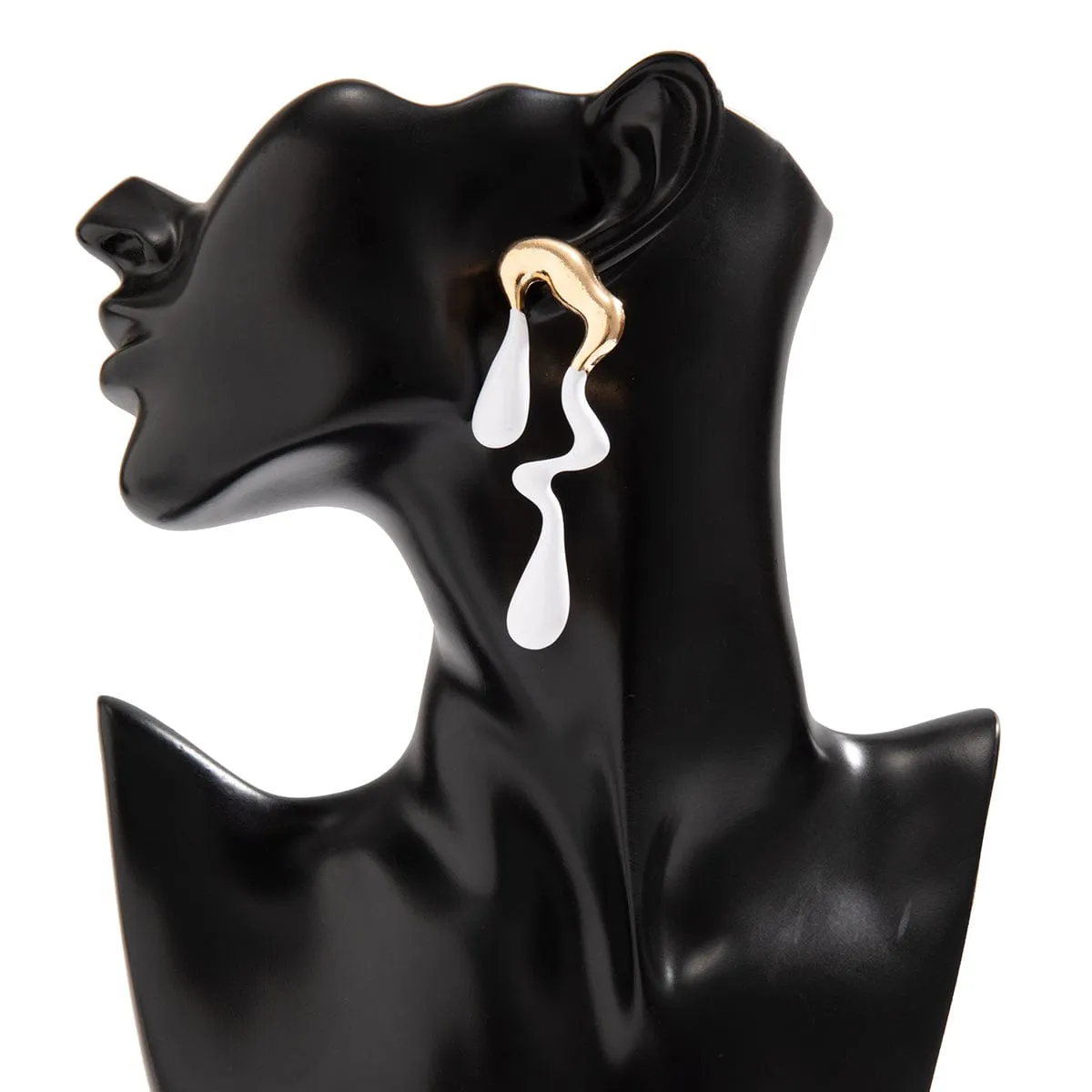 Geometric Irregular Melted Waterdrop Earrings
