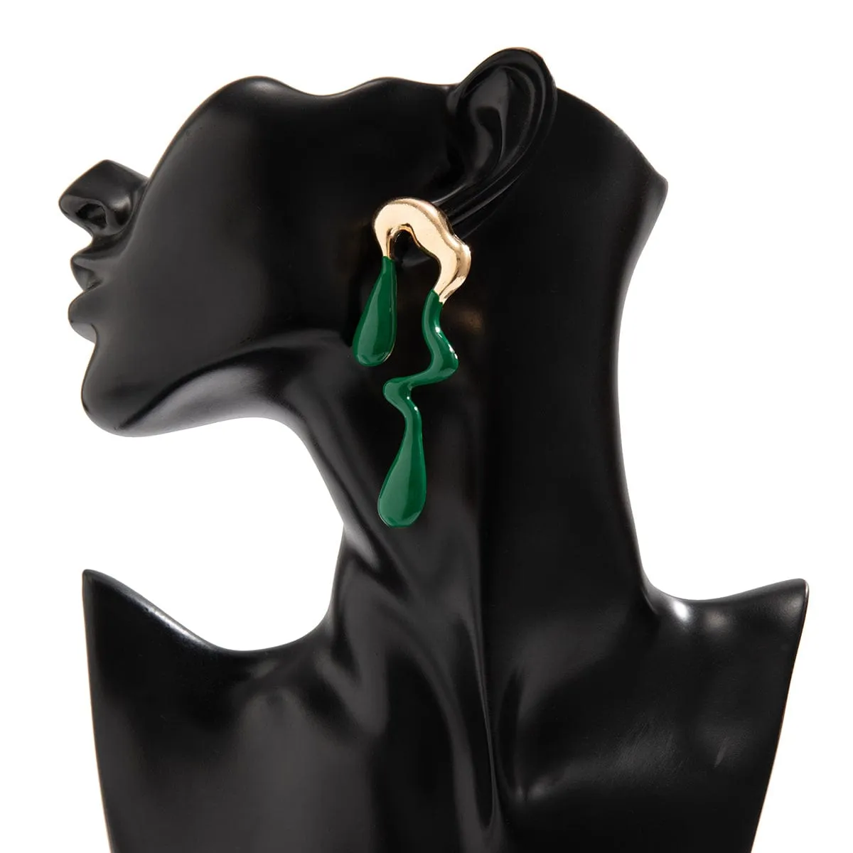 Geometric Irregular Melted Waterdrop Earrings