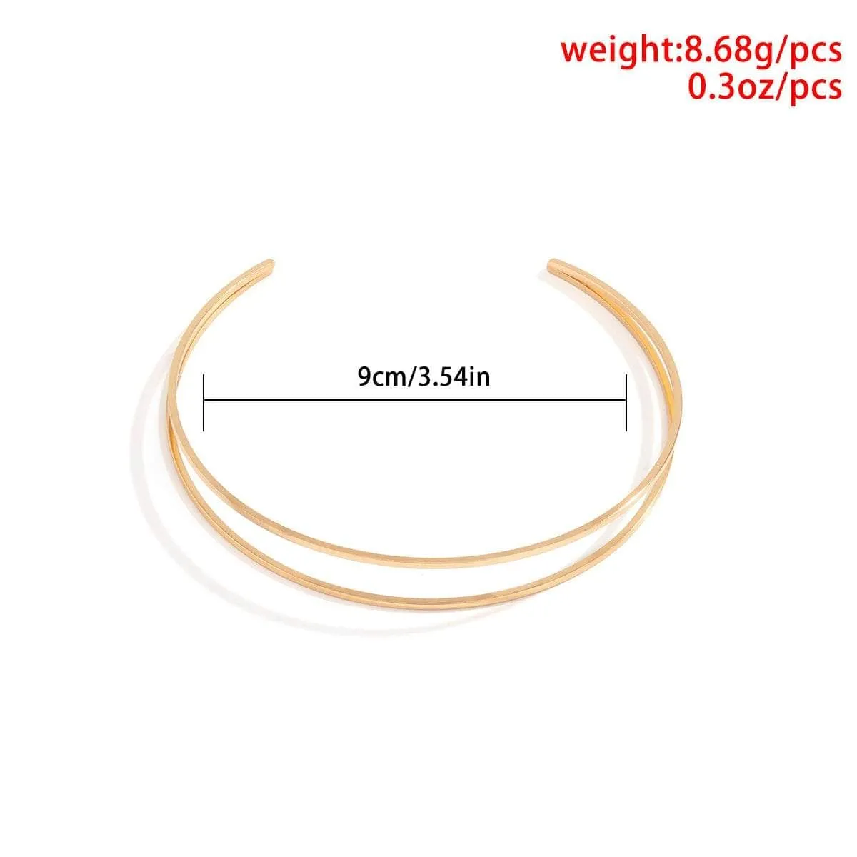 Geometric Minimalist Upper Arm Cuff