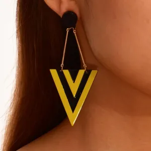 GeoTriangle Acrylic Dangle Earrings
