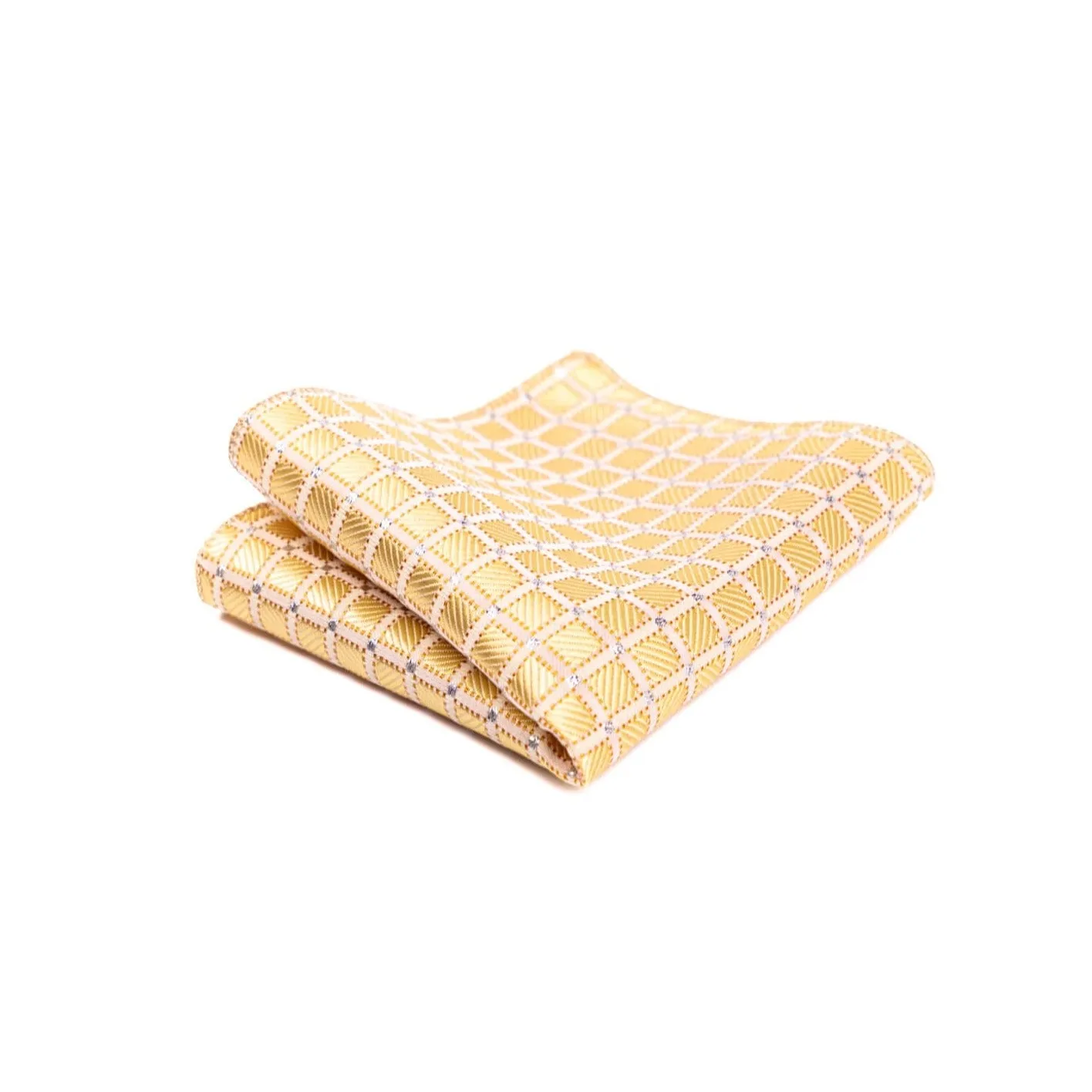Gold Silk Pocket Square