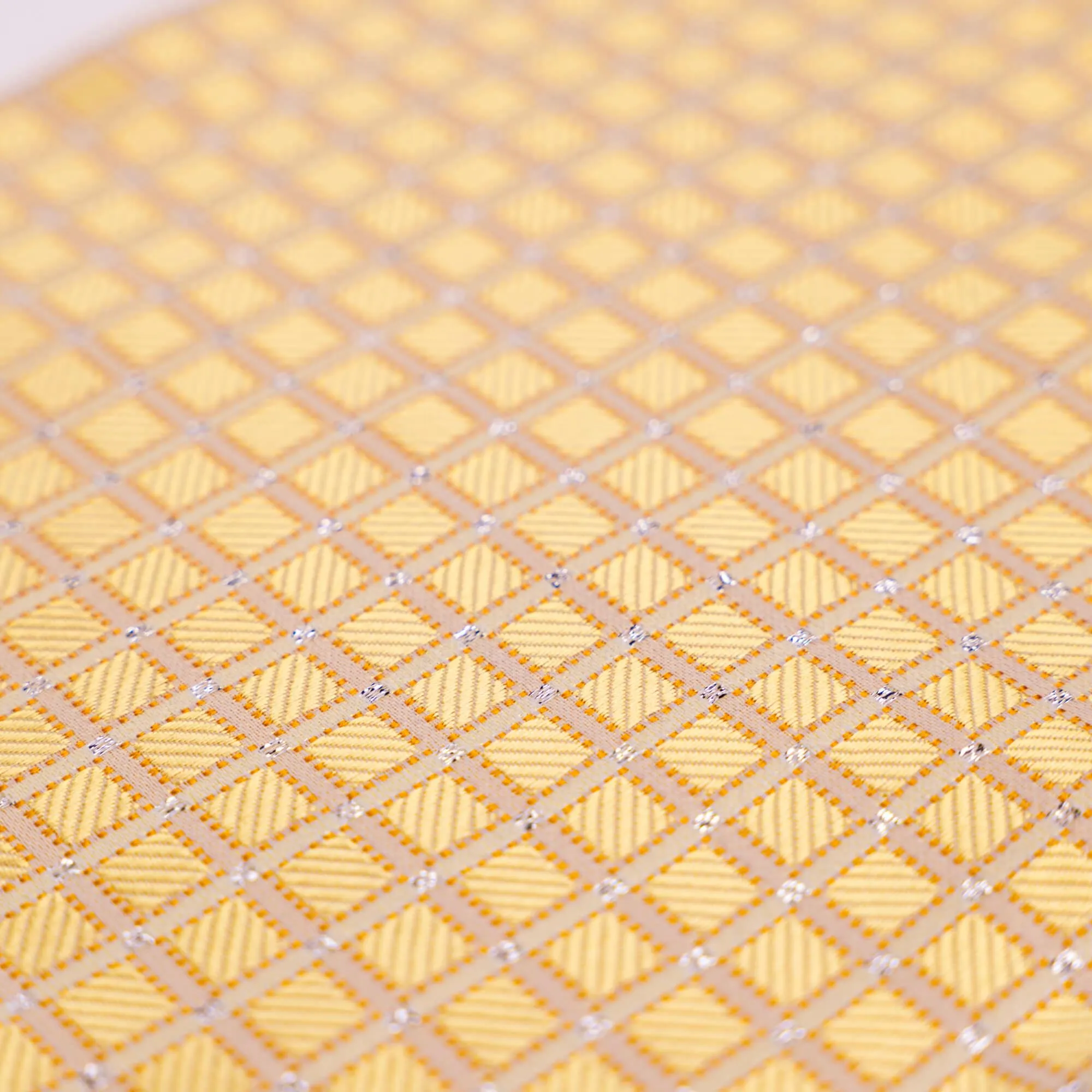Gold Silk Pocket Square