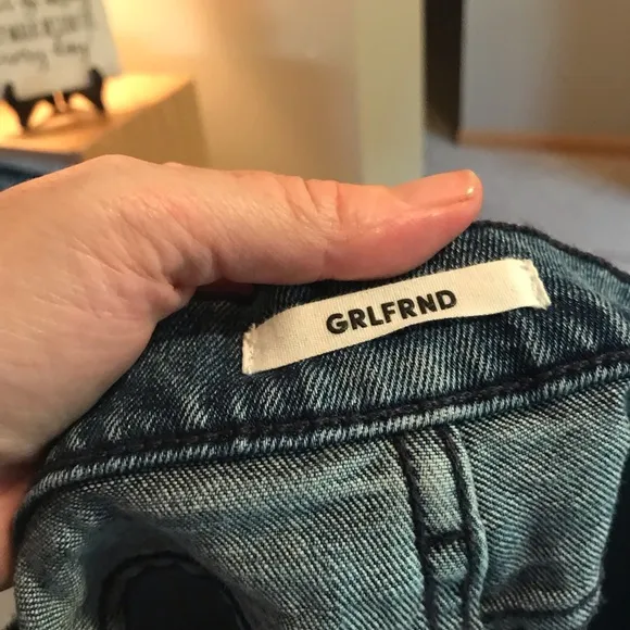 Grlfrnd Karolina Fit Button Fly Denim Jeans Size 25