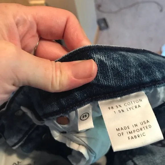 Grlfrnd Karolina Fit Button Fly Denim Jeans Size 25