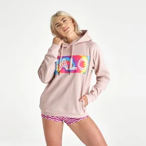 Halo Tie Dye Hoodie in Dusky Pink