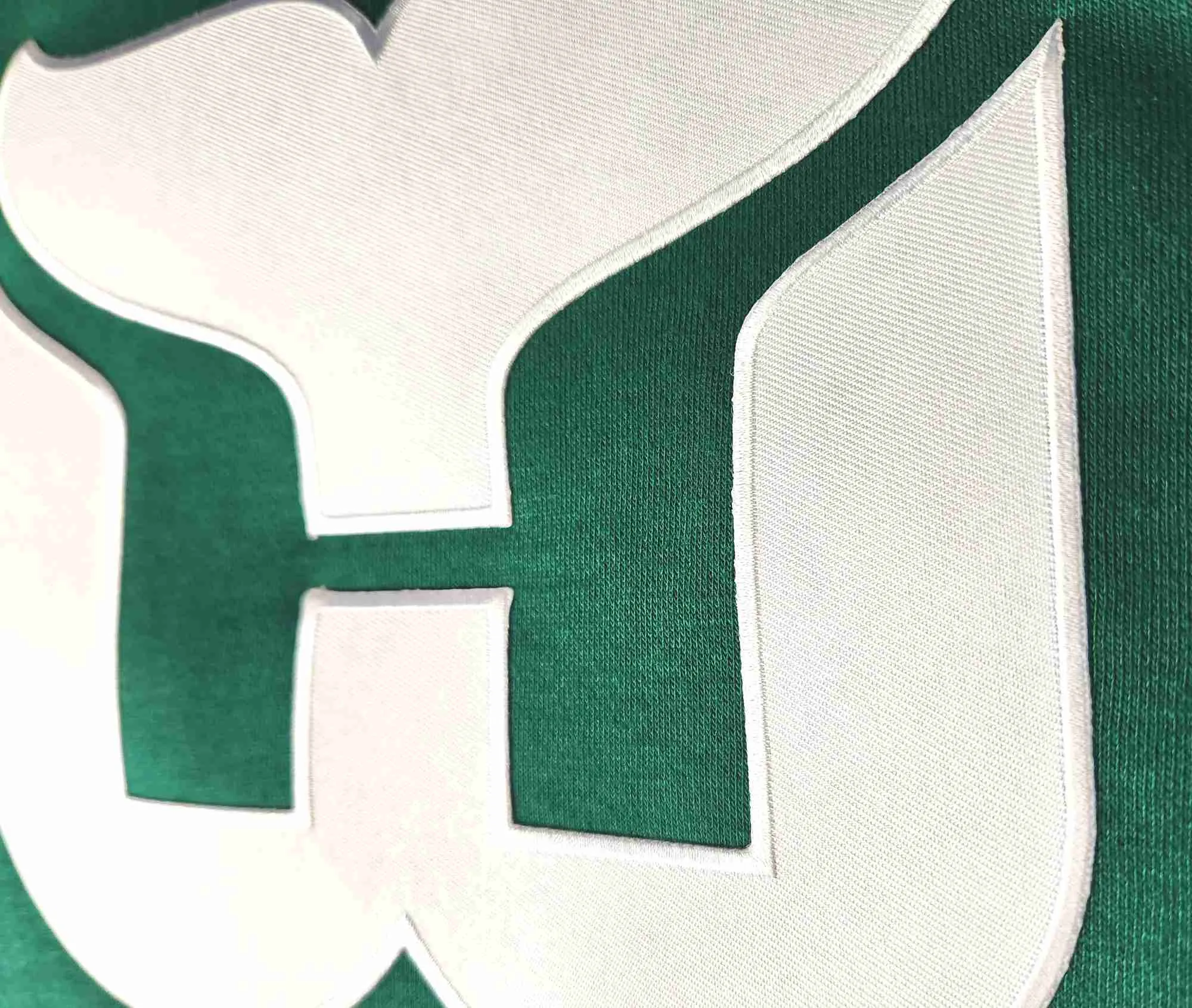 Hartford Whalers Embroidered Crest Hoodie Green