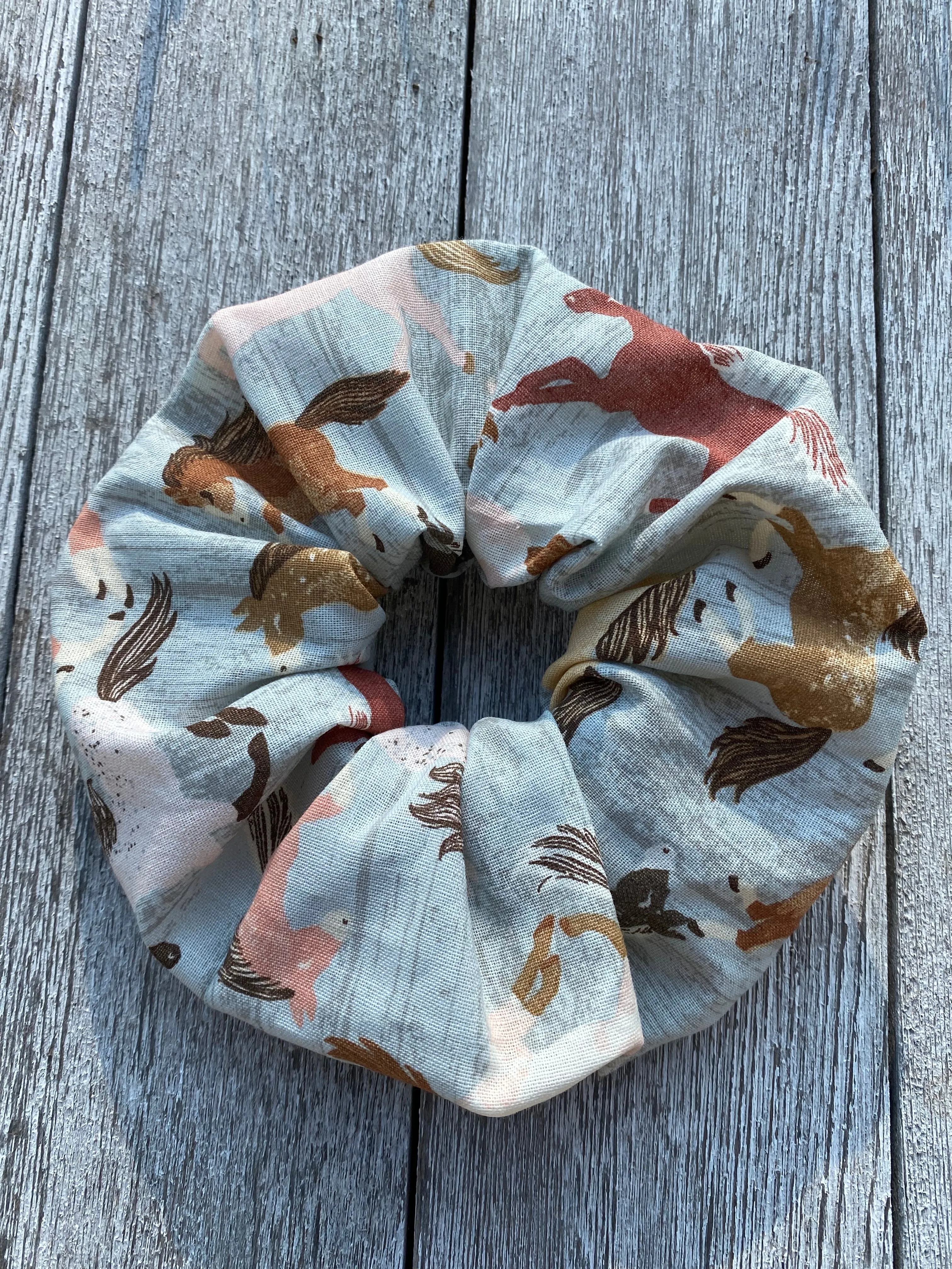 Horse Scrunchie Hair Tie Gift