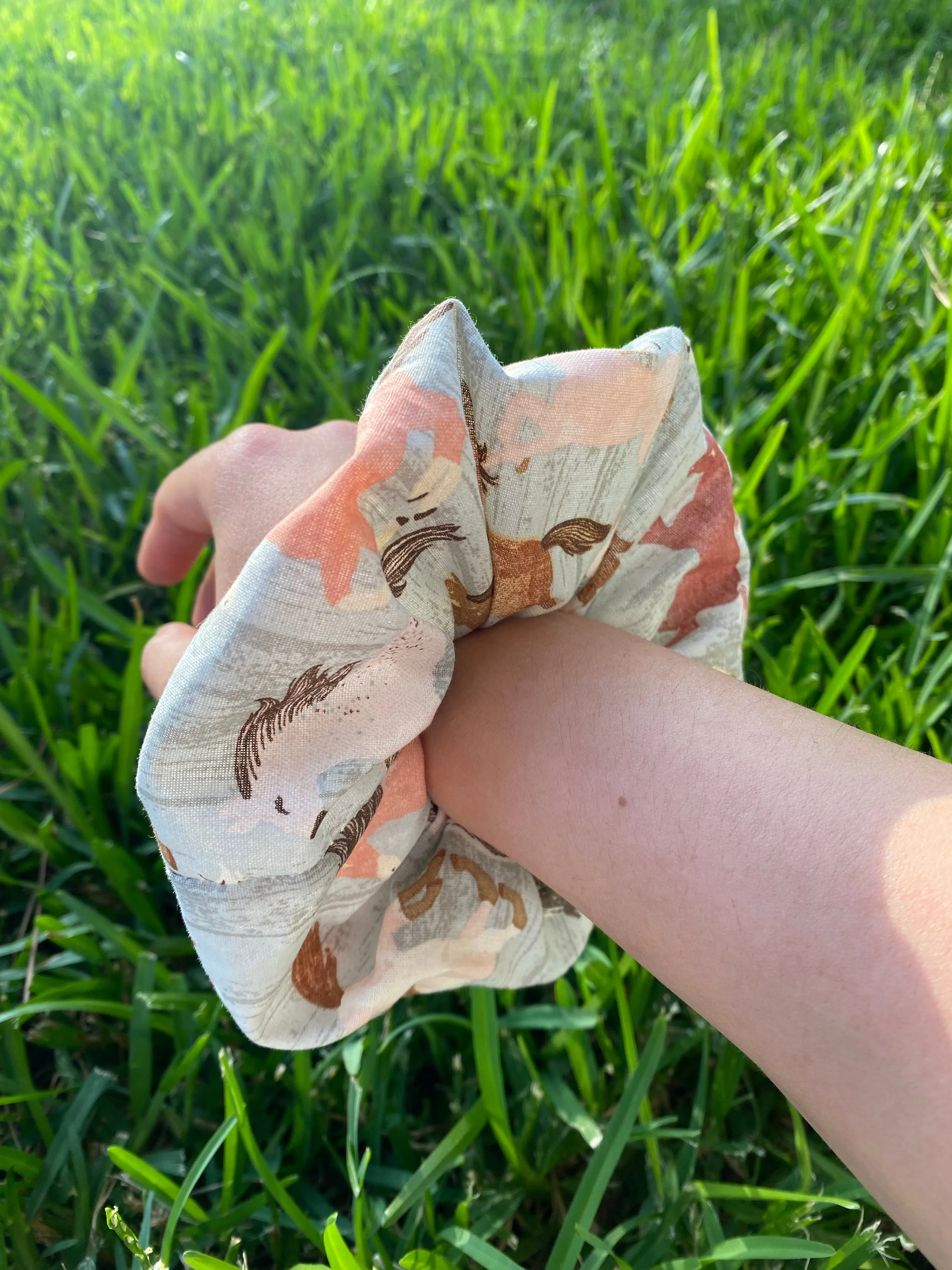 Horse Scrunchie Hair Tie Gift