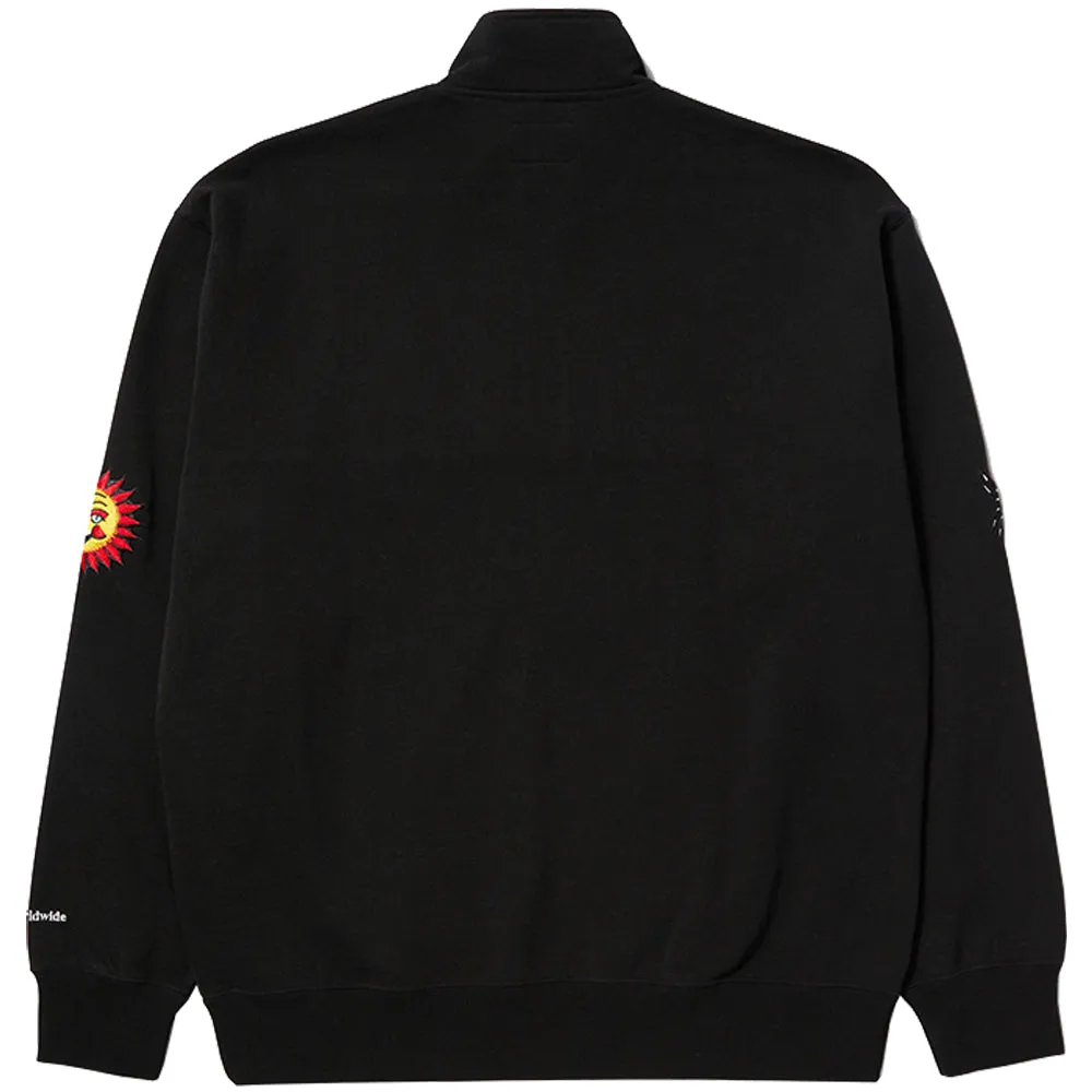 HUF Bledsoe Quarter Zip Fleece Black