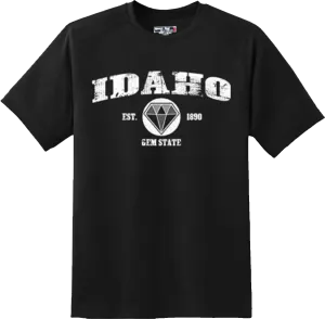 Idaho State Vintage Retro Hometown America Gift T Shirt New Graphic Tee