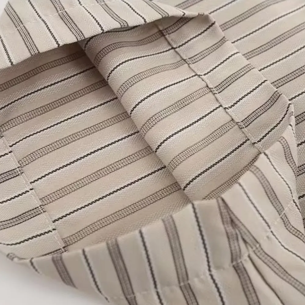 Japanese Retro Striped Shirt
