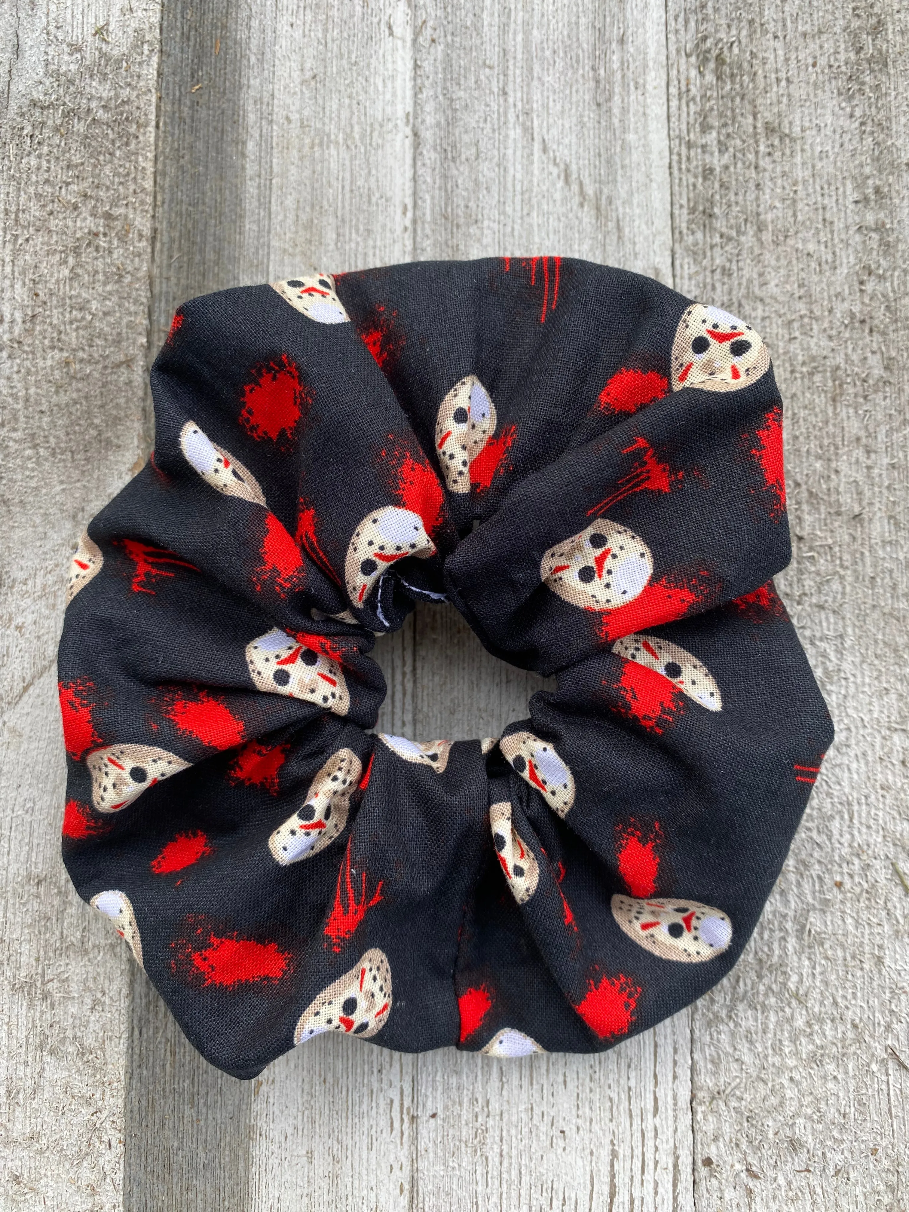 Jason Horror Movie Scrunchie Hair Tie