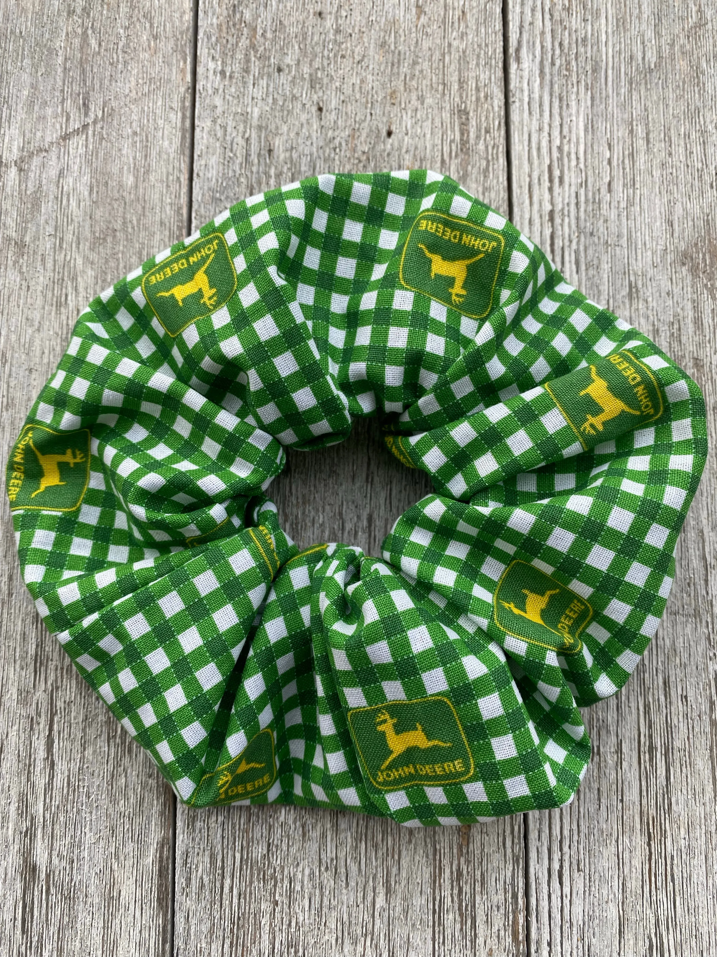 John Deere Scrunchie Hair Tie Gift