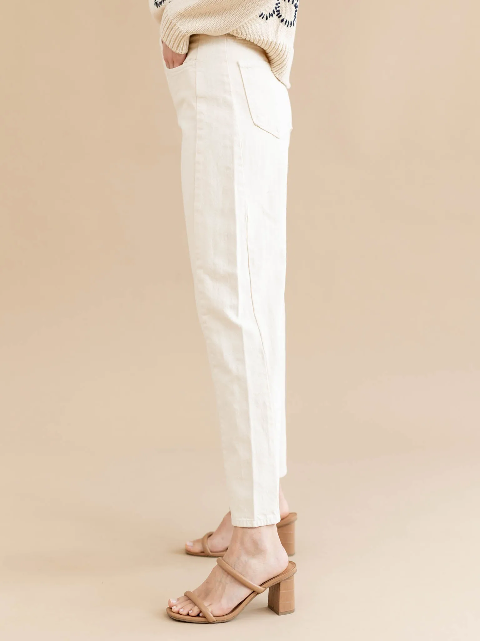 Just Black Cloud Barrel Jean Twist