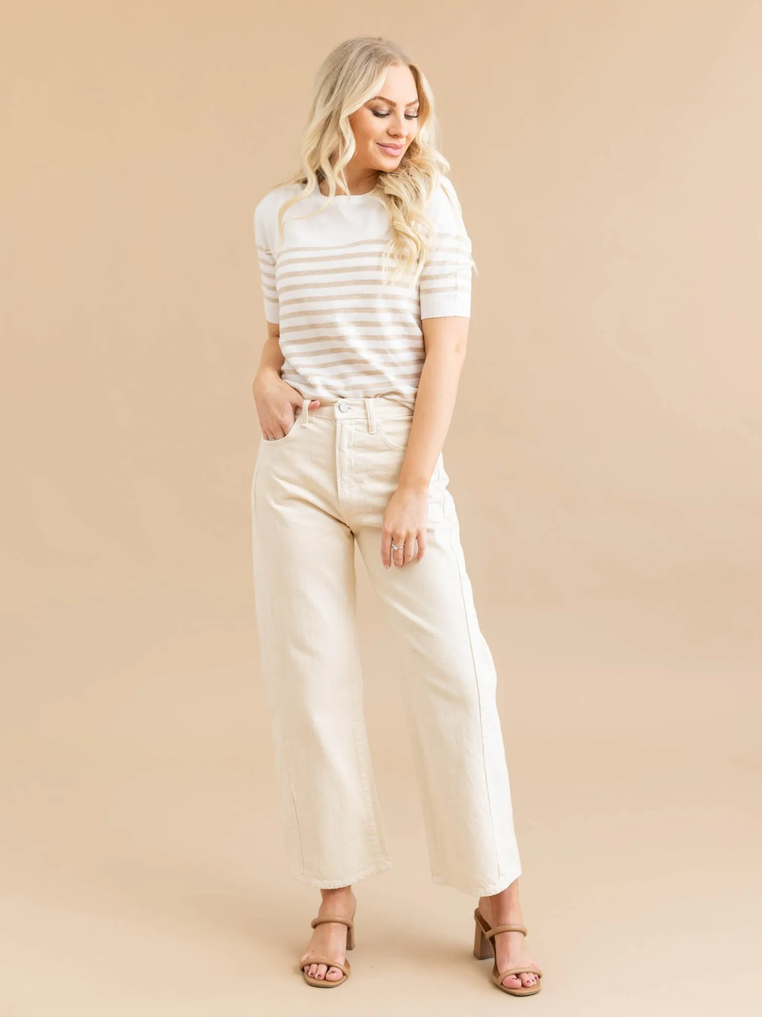 Just Black Cloud Barrel Jean Twist