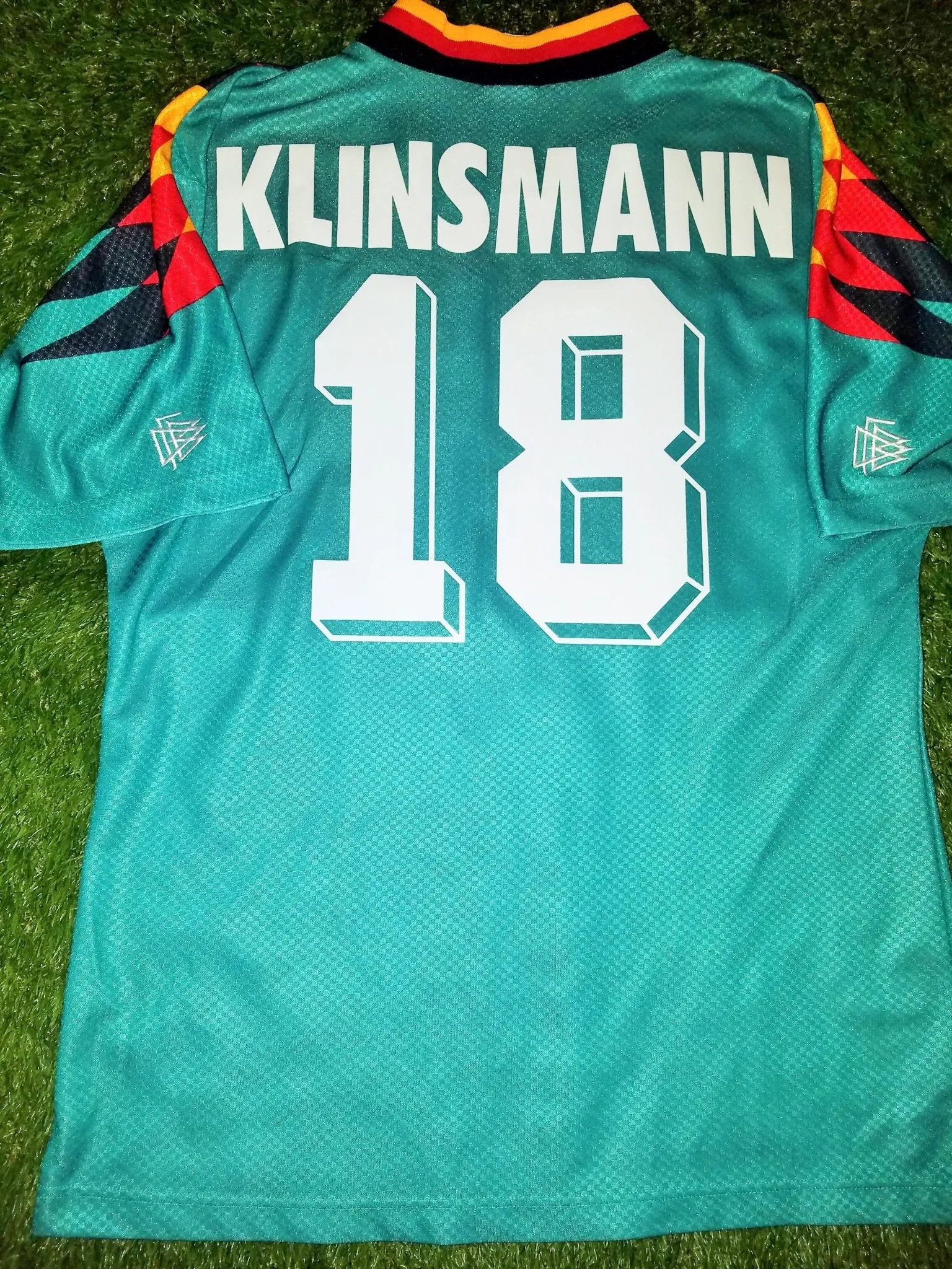 Klinsmann Germany 1994 Green Jersey Shirt Deutschland Trikot M