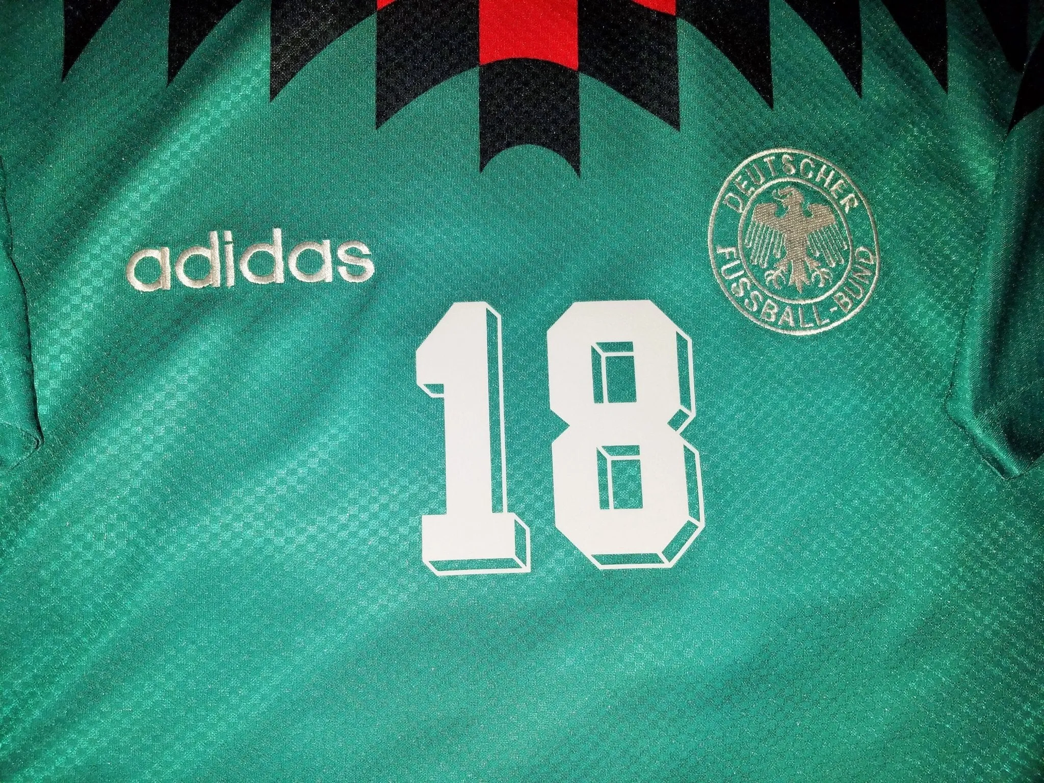 Klinsmann Germany 1994 Green Jersey Shirt Deutschland Trikot M