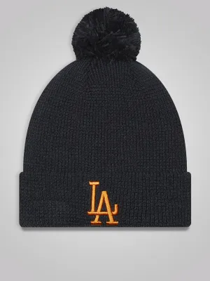 LA Dodgers Pop Navy Bobble Beanie Hat