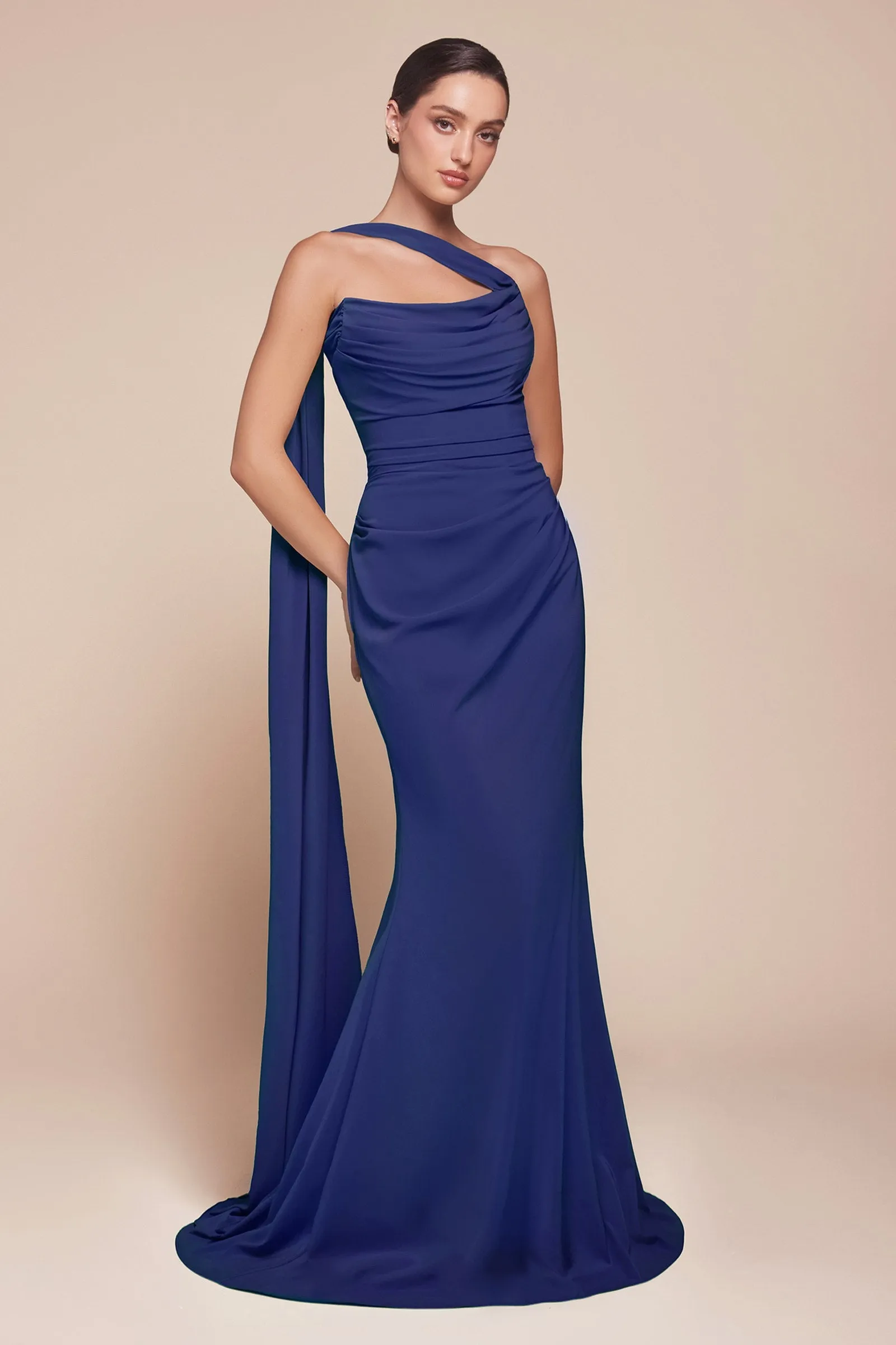 Ladivine 7433 Dress Versatile Tie Chiffon Strapless Bridesmaid Dress