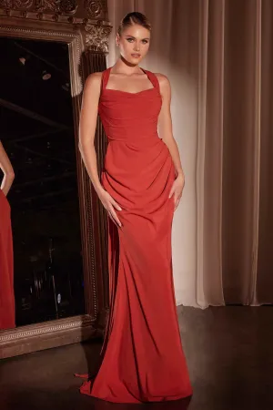 Ladivine 7433 Dress Versatile Tie Chiffon Strapless Bridesmaid Dress