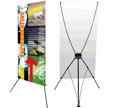 Large Economy Banner Stand With Graphic