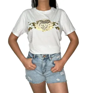 Leopard print love t-shirt
