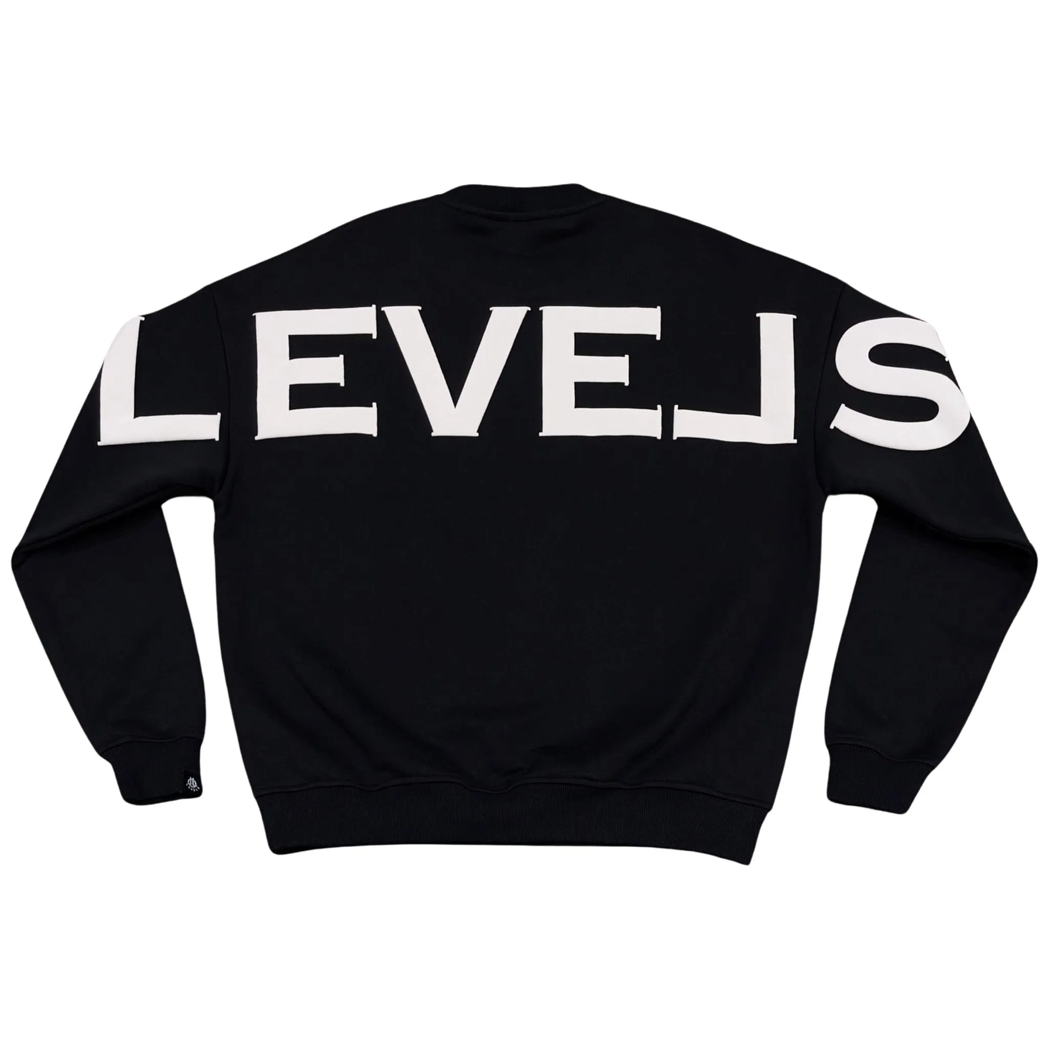 LEVELS SIGNATURE OVERSIZED CREWNECK | BLACK