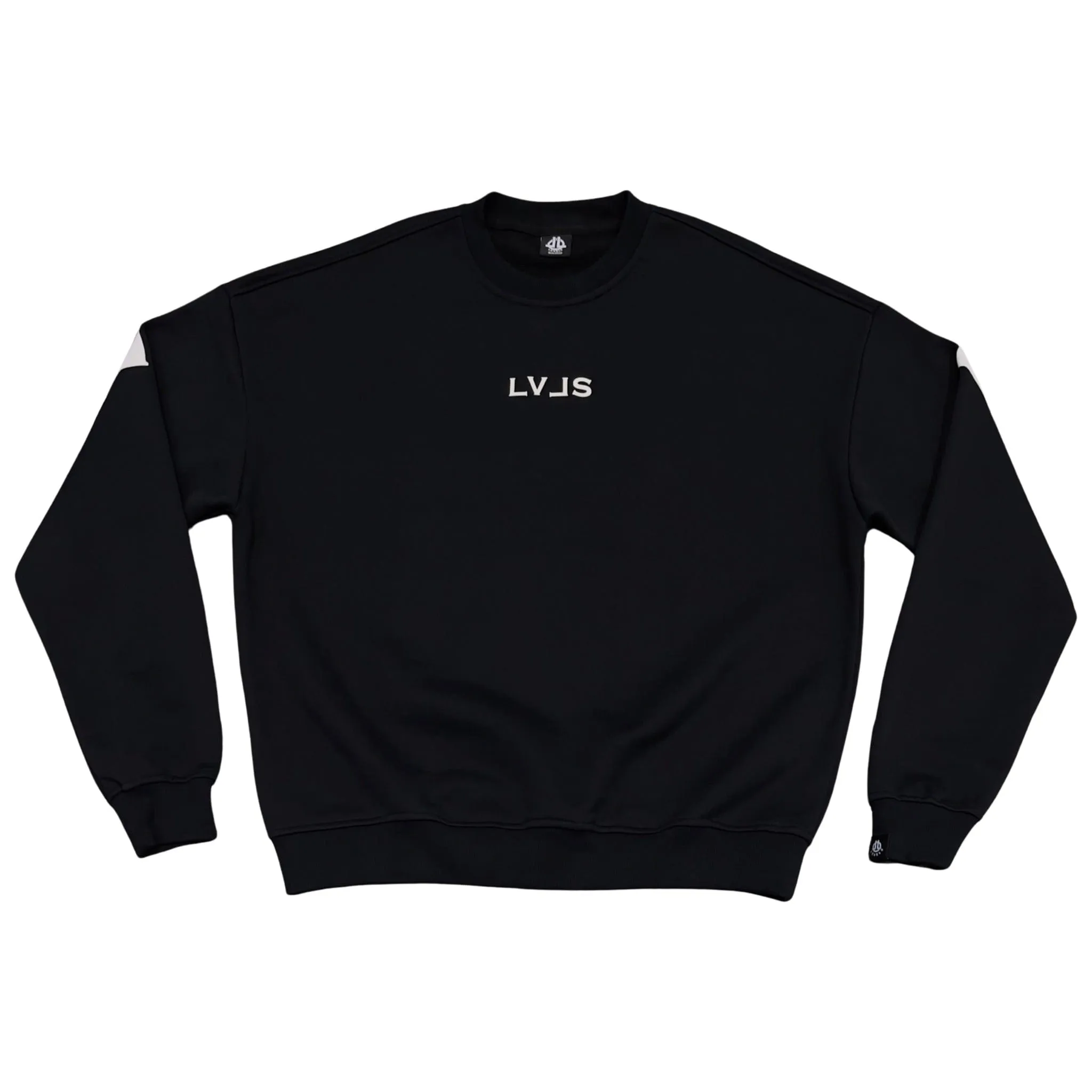LEVELS SIGNATURE OVERSIZED CREWNECK | BLACK