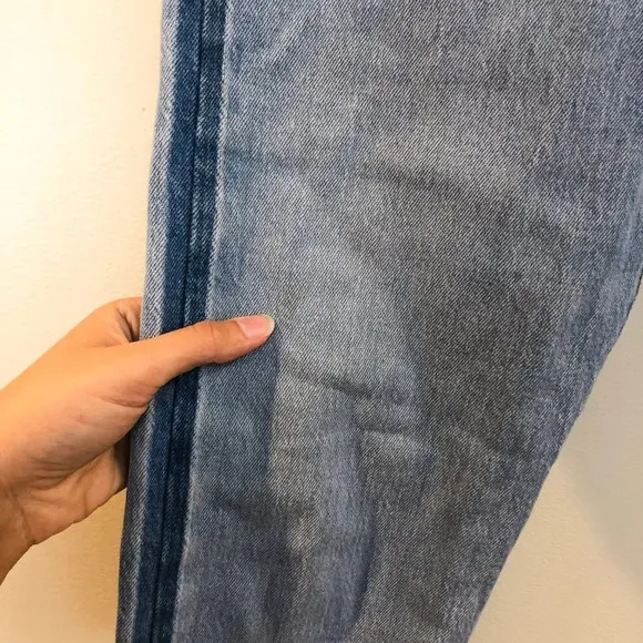 Levi's 501 Colorblocked Denim High Waisted Button Fly Skinny Jeans Women's 29