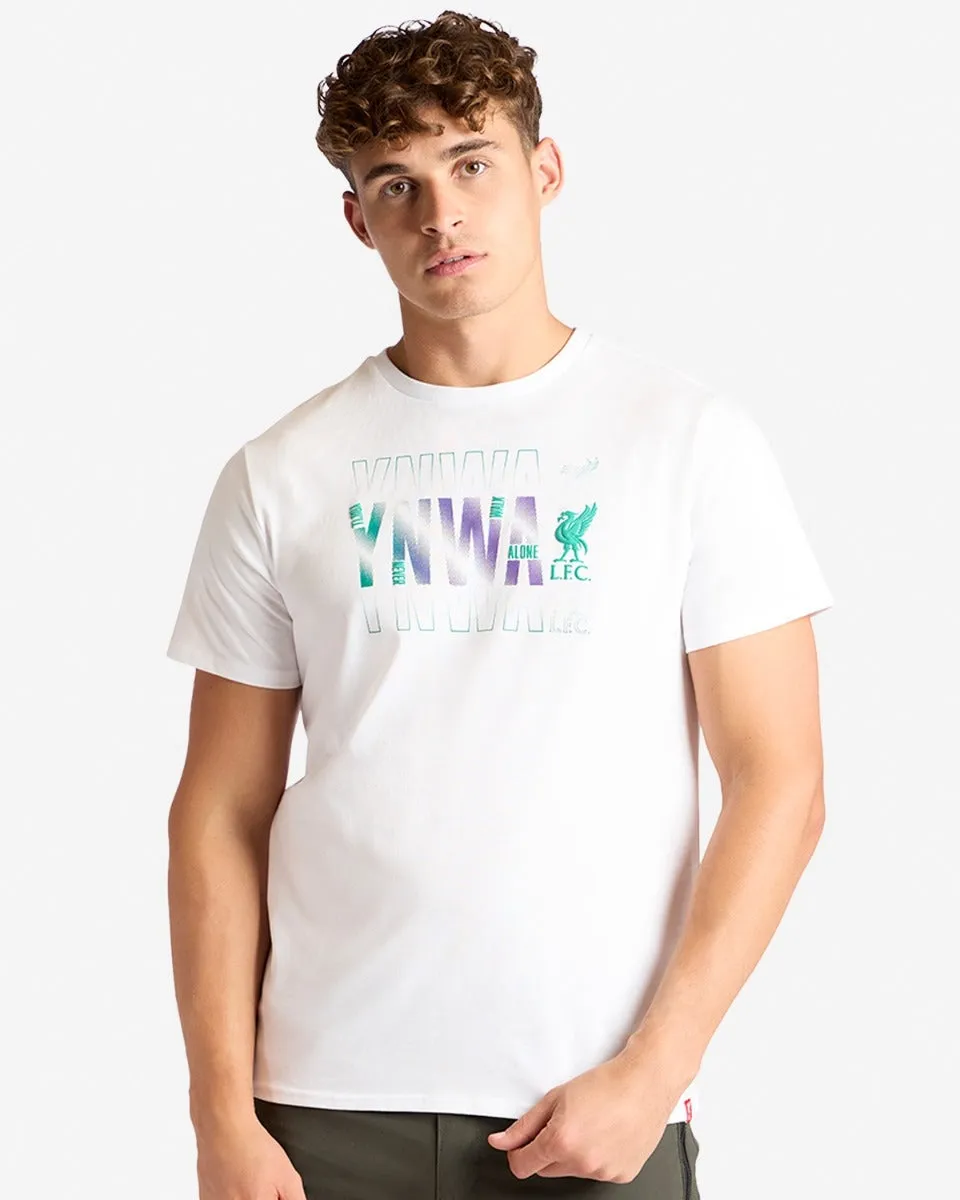 LFC Mens Gradient YNWA Tee White