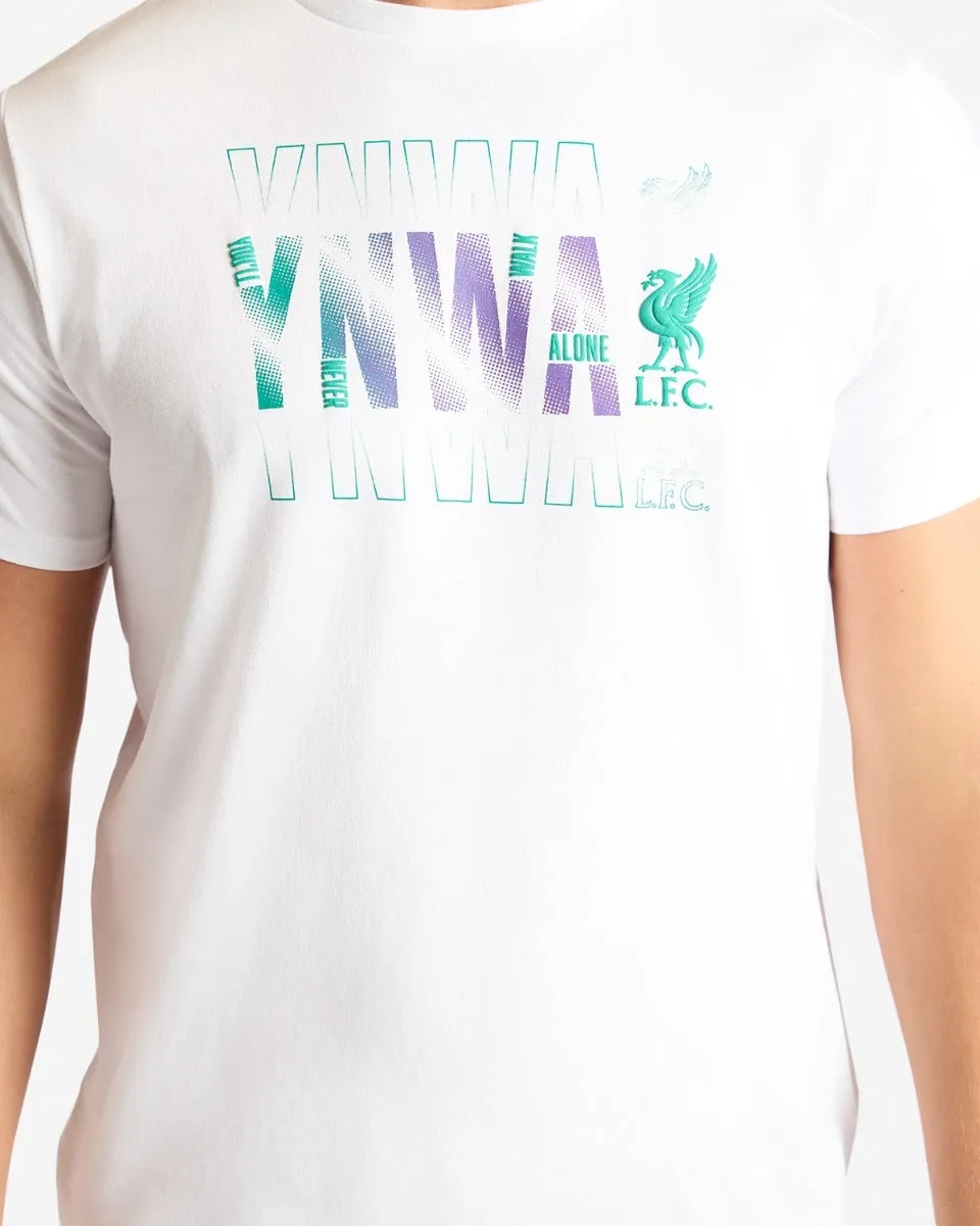 LFC Mens Gradient YNWA Tee White