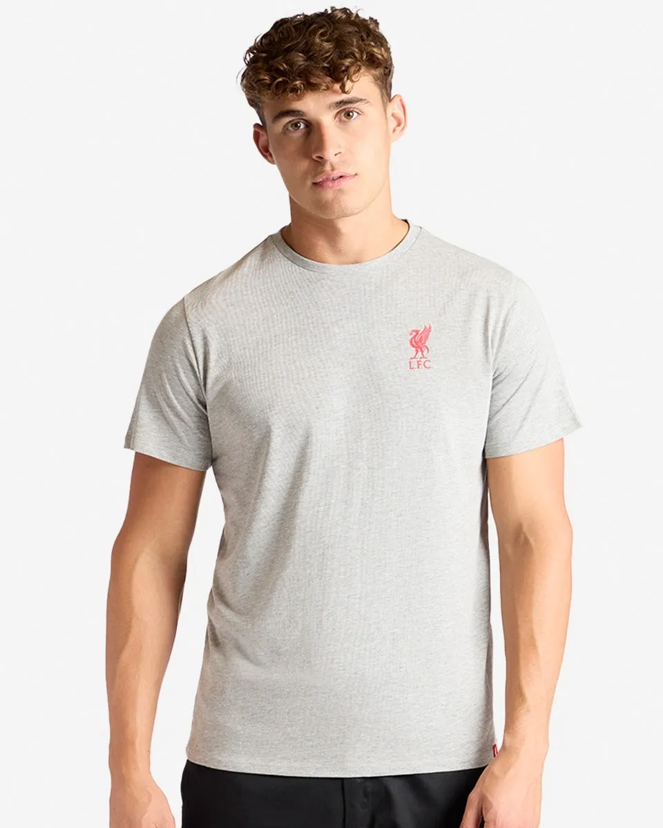 LFC Mens Never Gonna Stop Tee Grey Marl