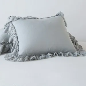 Linen Whisper Deluxe Sham - Mineral