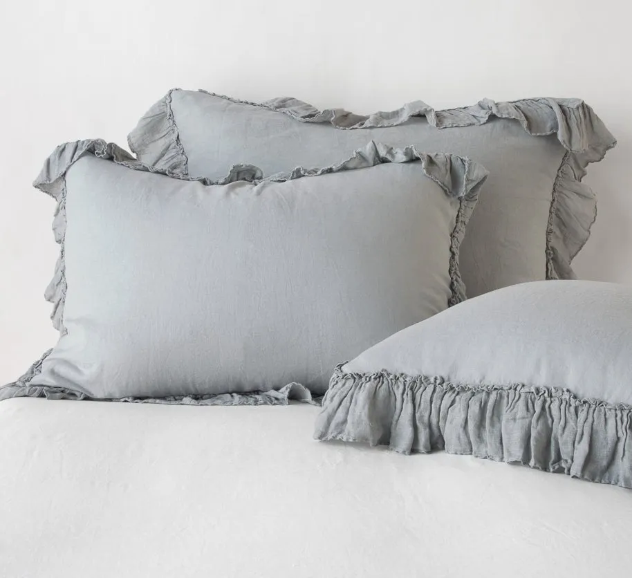 Linen Whisper Deluxe Sham - Mineral