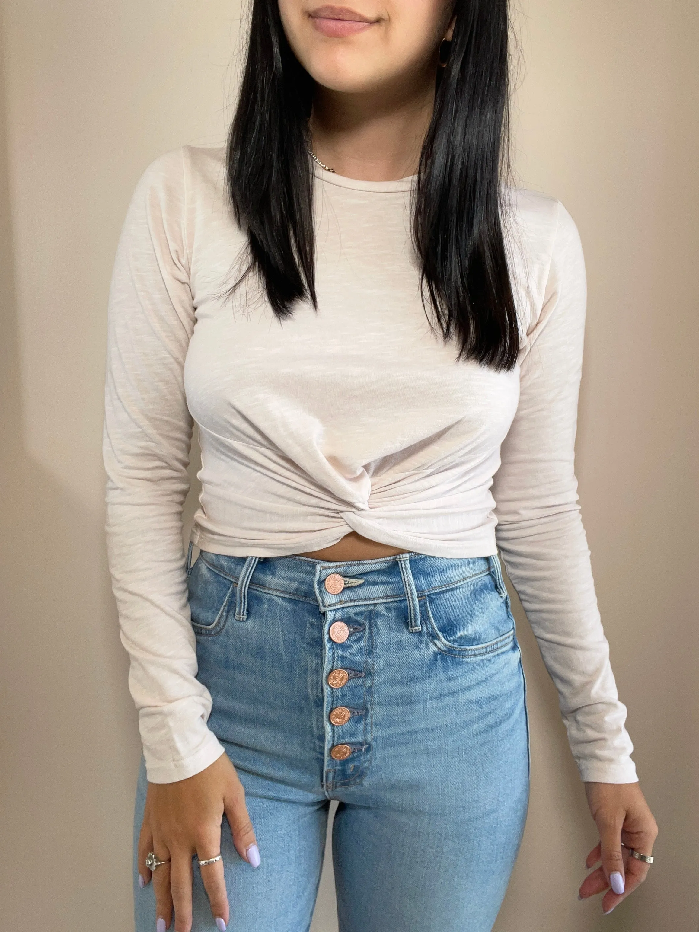 Long Sleeve Twist Tee